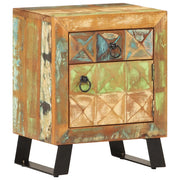 Comodino 40x30x50 cm in Legno Massello di Recupero cod mxl 30347