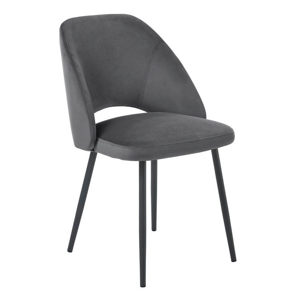 Set di 2 sedie in tessuto idrorepellente moderne - RYNEL