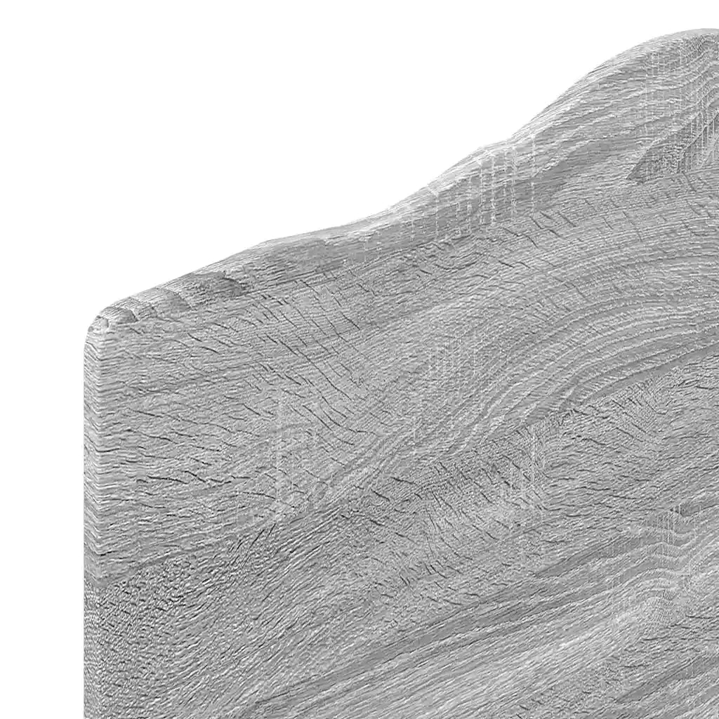 Testiera-Testata-Testiera Decorativa Grigio Sonoma 90 cm Legno multistrato 384115