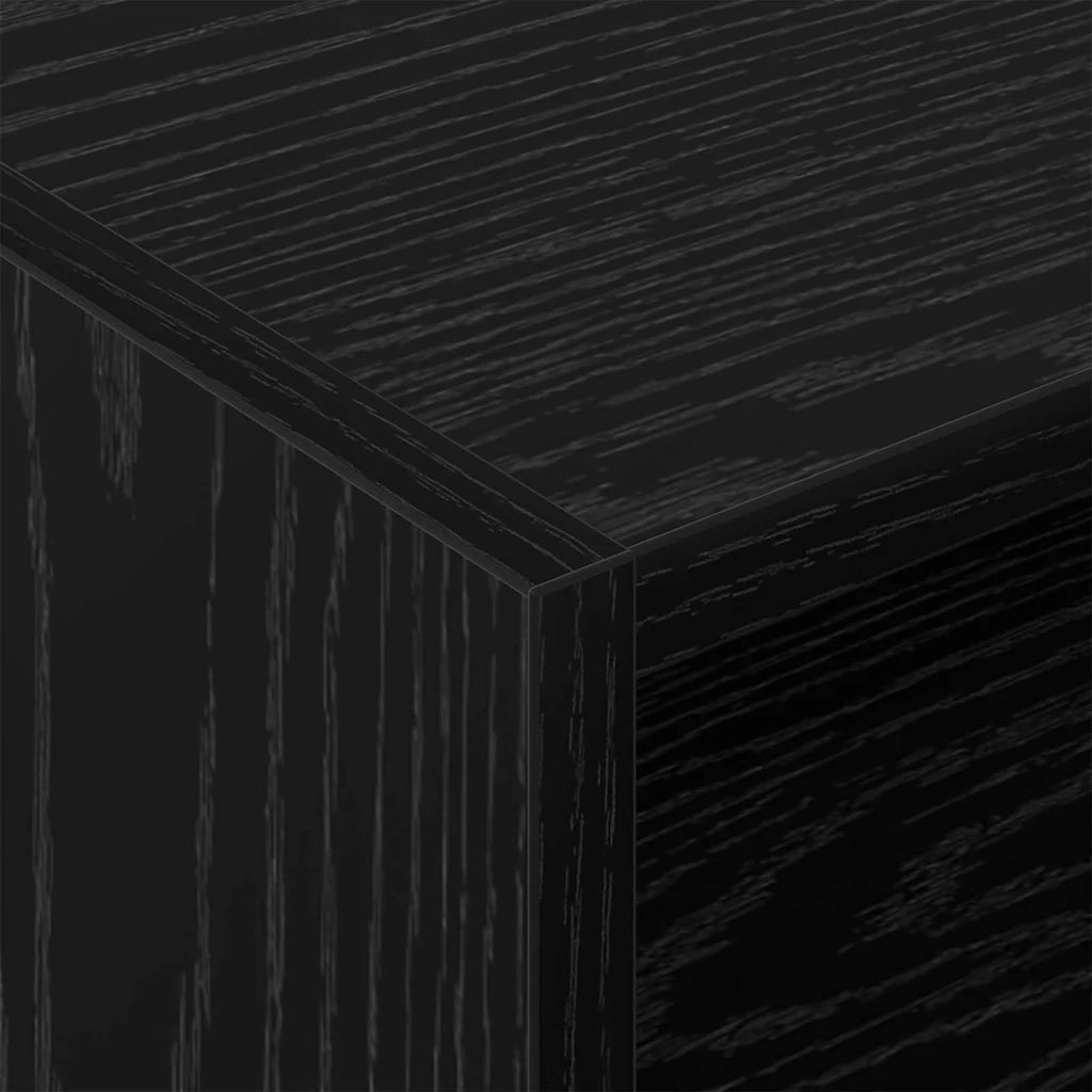 Mobile porta vinili Rovere Nero 78.5 x 35 x 45 cm CFW4317529