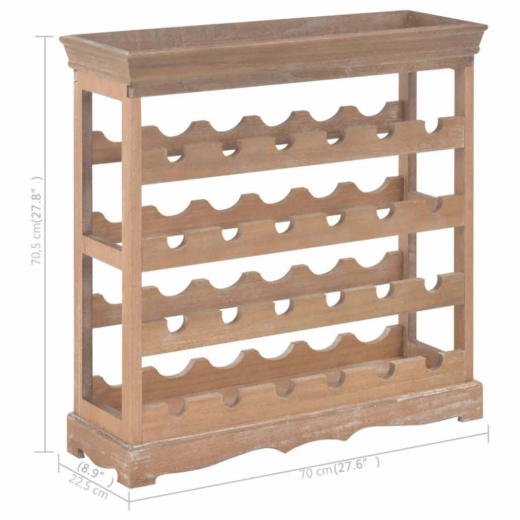 Mobile Portavini Marrone 70x22,5x70,5 cm in MDF cod mxl 59364
