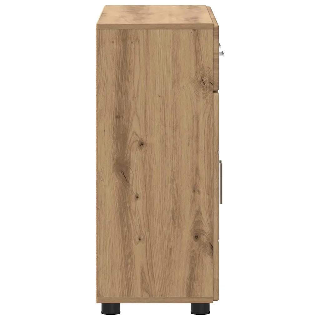 Credenza FLORIN Rovere artigianale 88,5 x 30,5 x 73 cm 880320