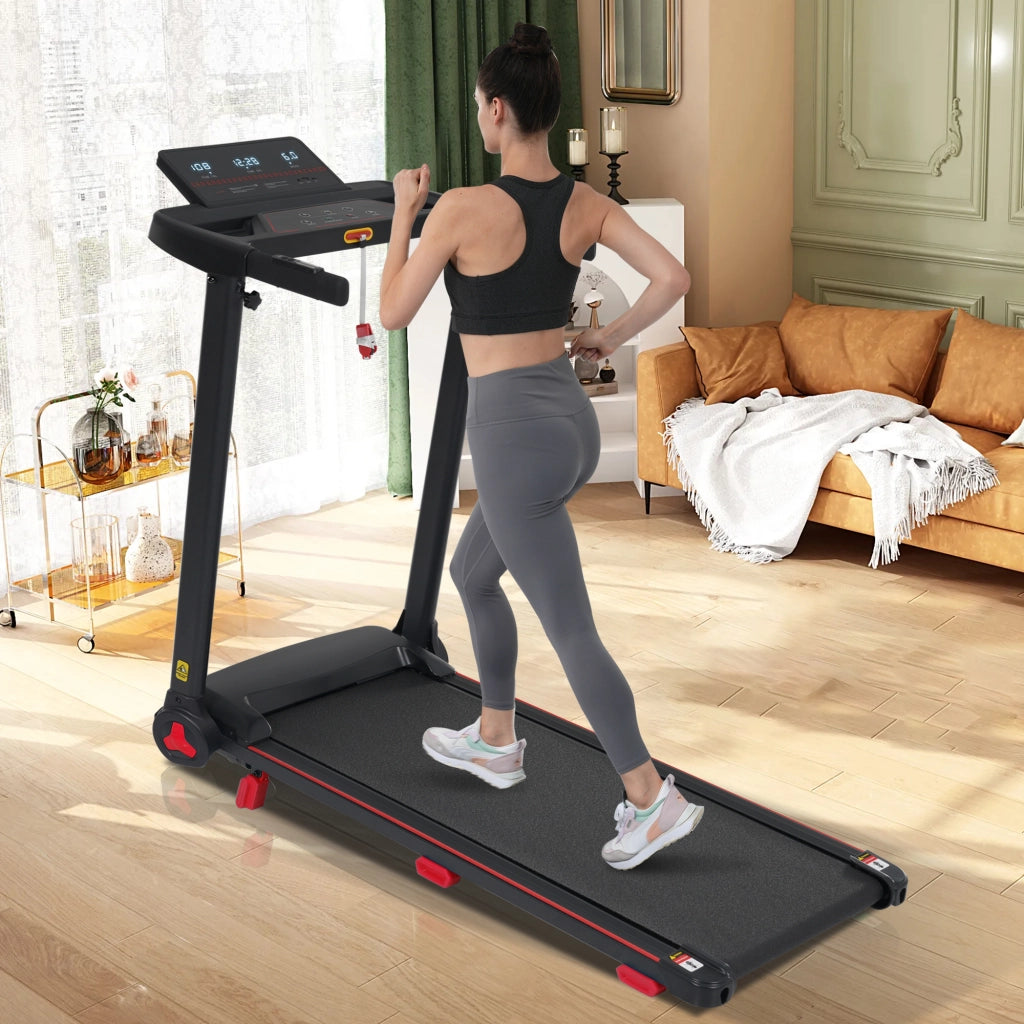 Tapis Roulant Pieghevole 3,0 HP fino a 14 km/h con Inclinazione 8%, Bluetooth e Portata 120 kg
