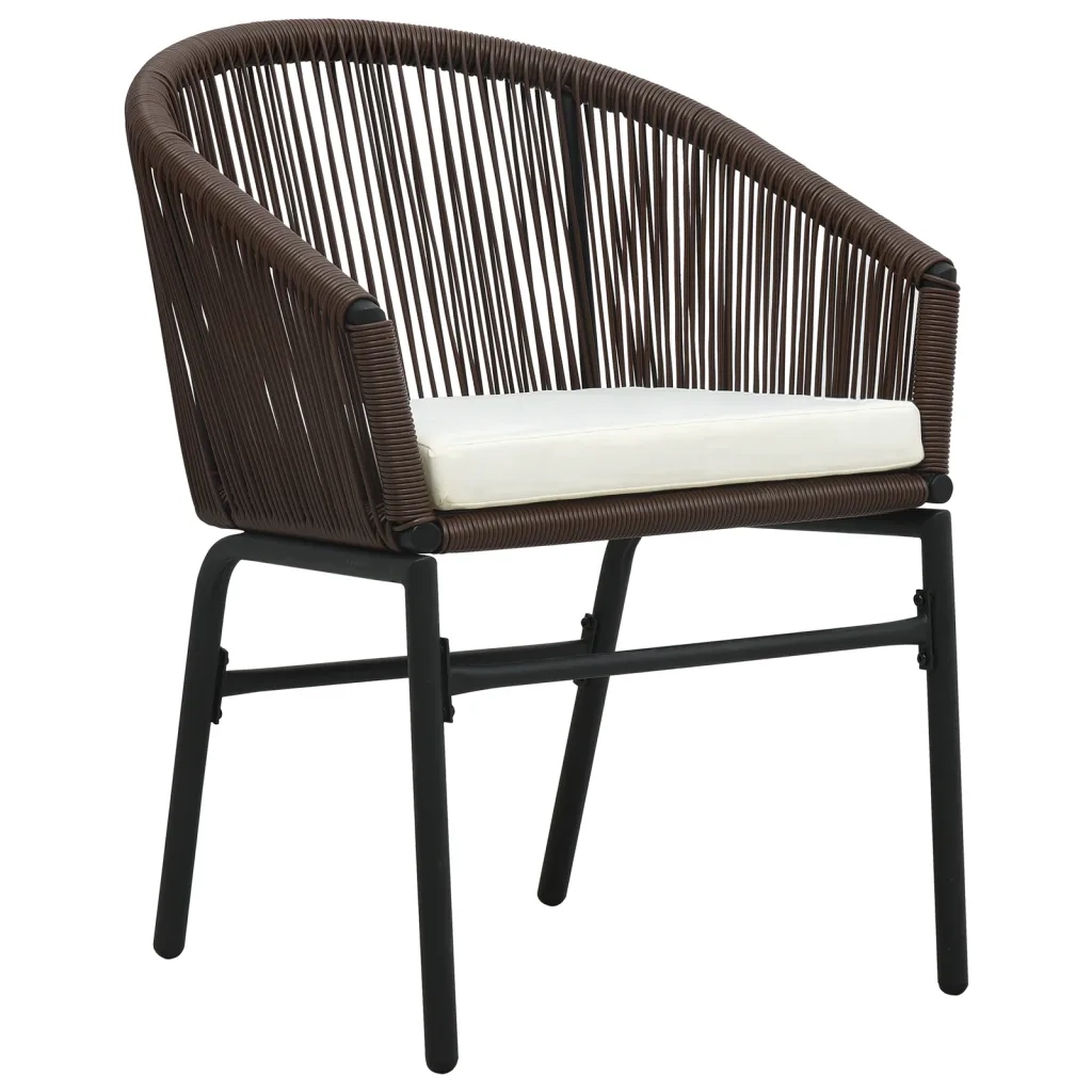 Set Mobili da Pranzo per Giardino 7 pz Marrone 3099248