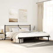 Giroletto senza Materaso in Metallo Rovere Sonoma 183x213 cm 4007721