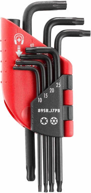 JUEGO 7 LLAVES MACHO ACODADAS TTORX
