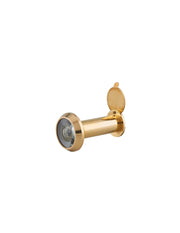 Spioncino ottico ignifugo 160° in ottone lucido, 40 mm – THIRARD
