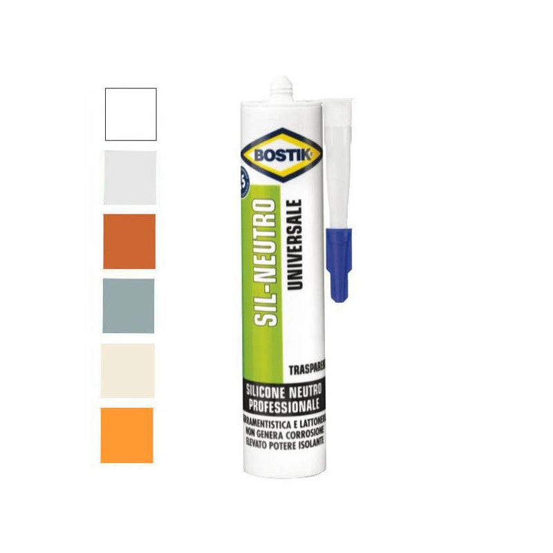 Silicone Neutro Bianco Ml 300 Bostik