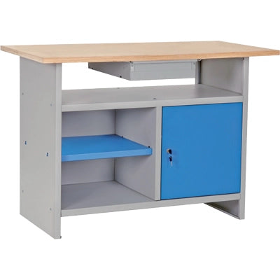 BANCO DA LAVORO SMONTATO PROMETAL  PIANO LEGNO H.MM 840 MM 1200X600