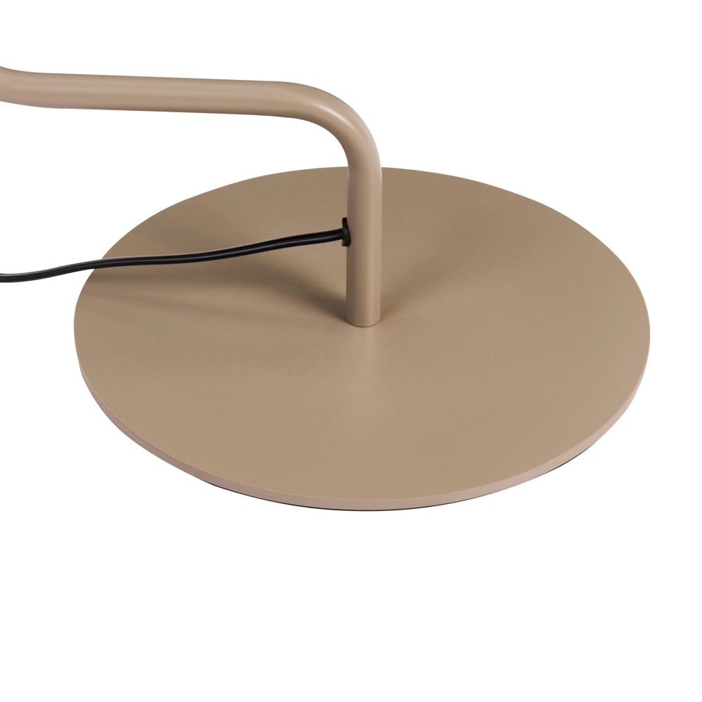 Lampada da terra in metallo con paralume a cono regolabile beige Camera da letto Soggiorno Casa Ufficio Illuminazione Design Industriale