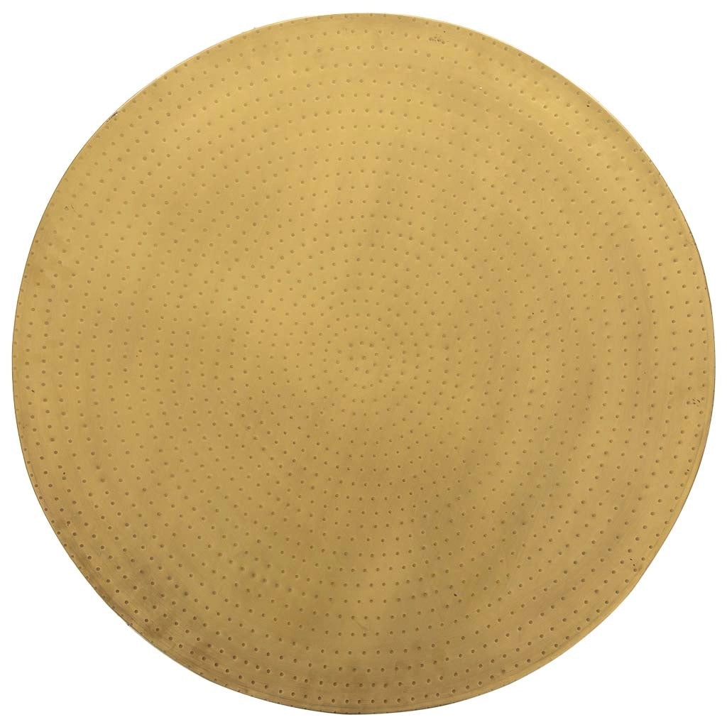 Tavolino in metallo dorato 80x80x45h cm
