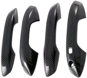 Copertura per Maniglia Porta - Handgrip Protector - Fibra di Carbonio - ABS - 4 Pezzi - Protezione e Decorazione - Sticker Maniglia