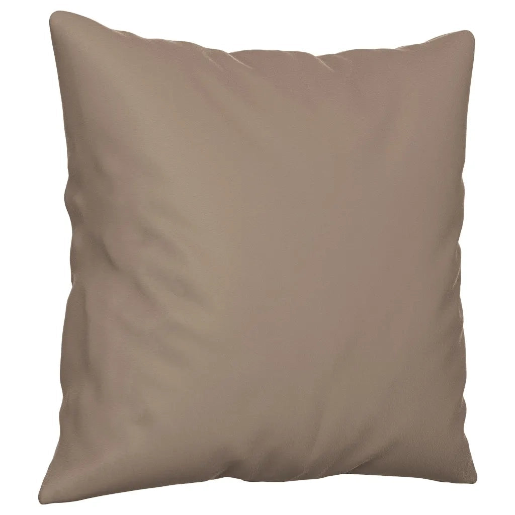 Cuscini Decorativi 2 pz Tortora 40x40 cm in Tessuto Microfibra CFW8093886
