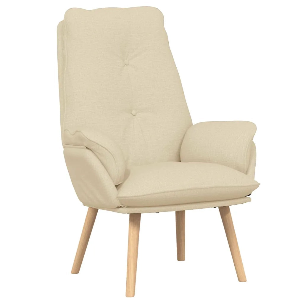 poltrona Crema 69 x 74 x 93 cm Tessuto e compensato 42001857