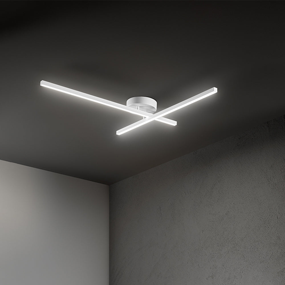 Applique Moderna Syncro Alluminio Bianco Acrilico Led 23W 3000K