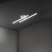 Applique Moderna Syncro Alluminio Bianco Acrilico Led 23W 3000K