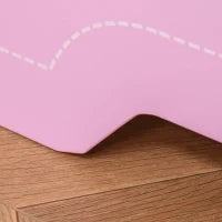 Letto per Bambini 3-6 Anni in Legno con Bordi Rialzati, 143x73x60 cm, Rosa