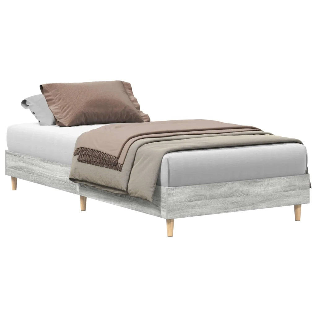 Struttura del letto Sonoma grigio 80 x 200 cm 8009063