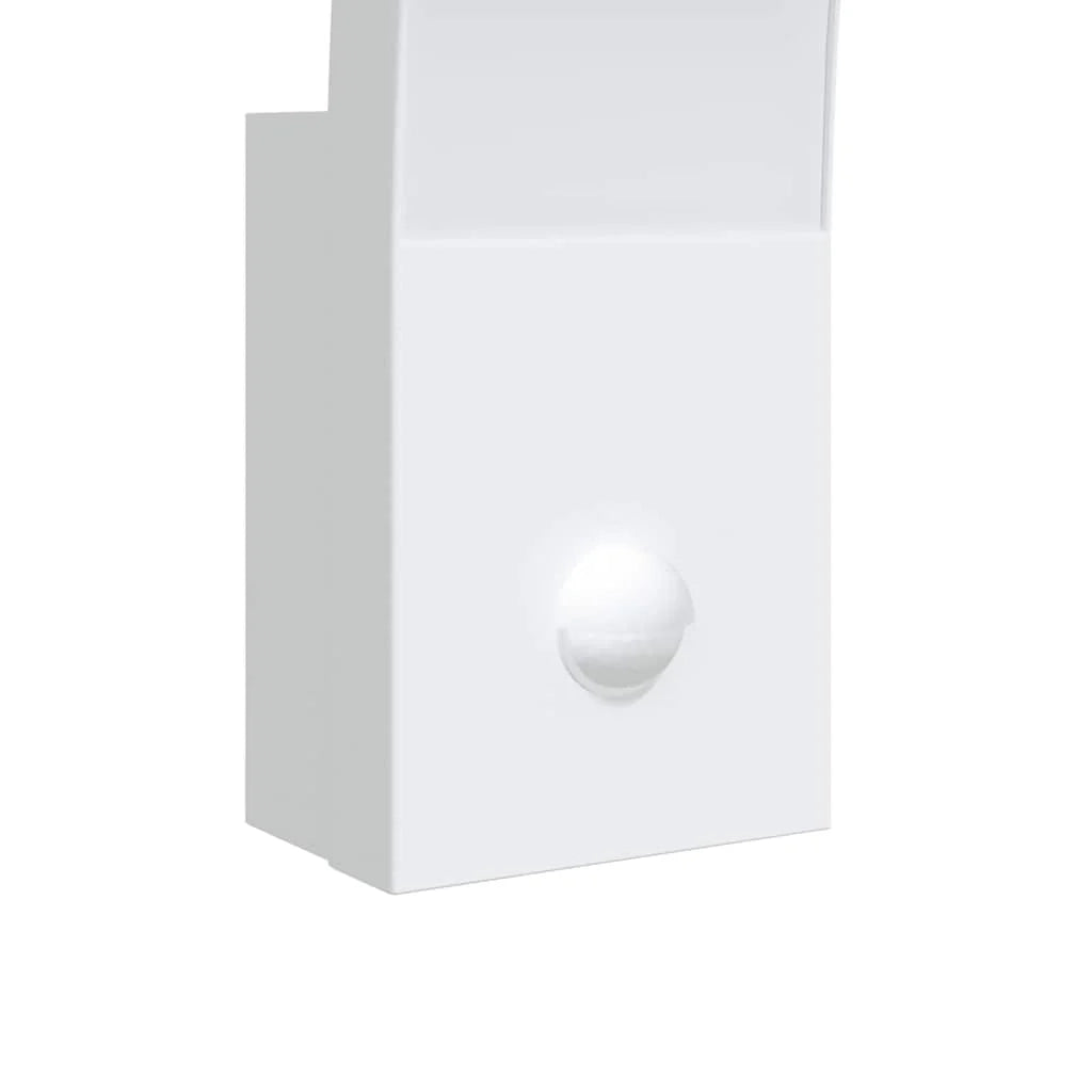 Applique LED da esterno con sensore di movimento 7 x 4,5 x 23 cm alluminio bianco 02_0056581