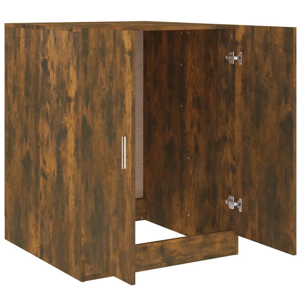 Mobile per Lavatrice Rovere Fumo in Legno Multistrato 3120182