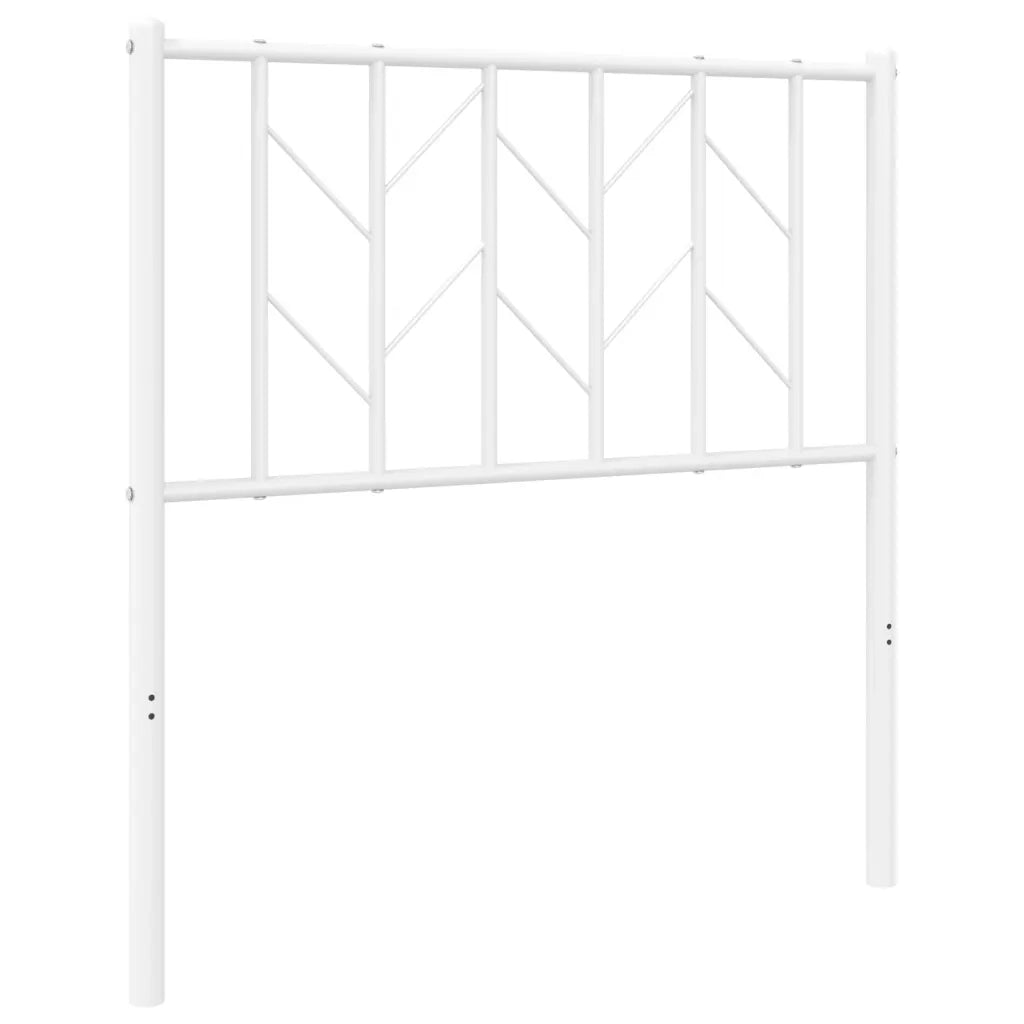 Testiera di Ricambio in Metallo Bianco 80 cm 374513