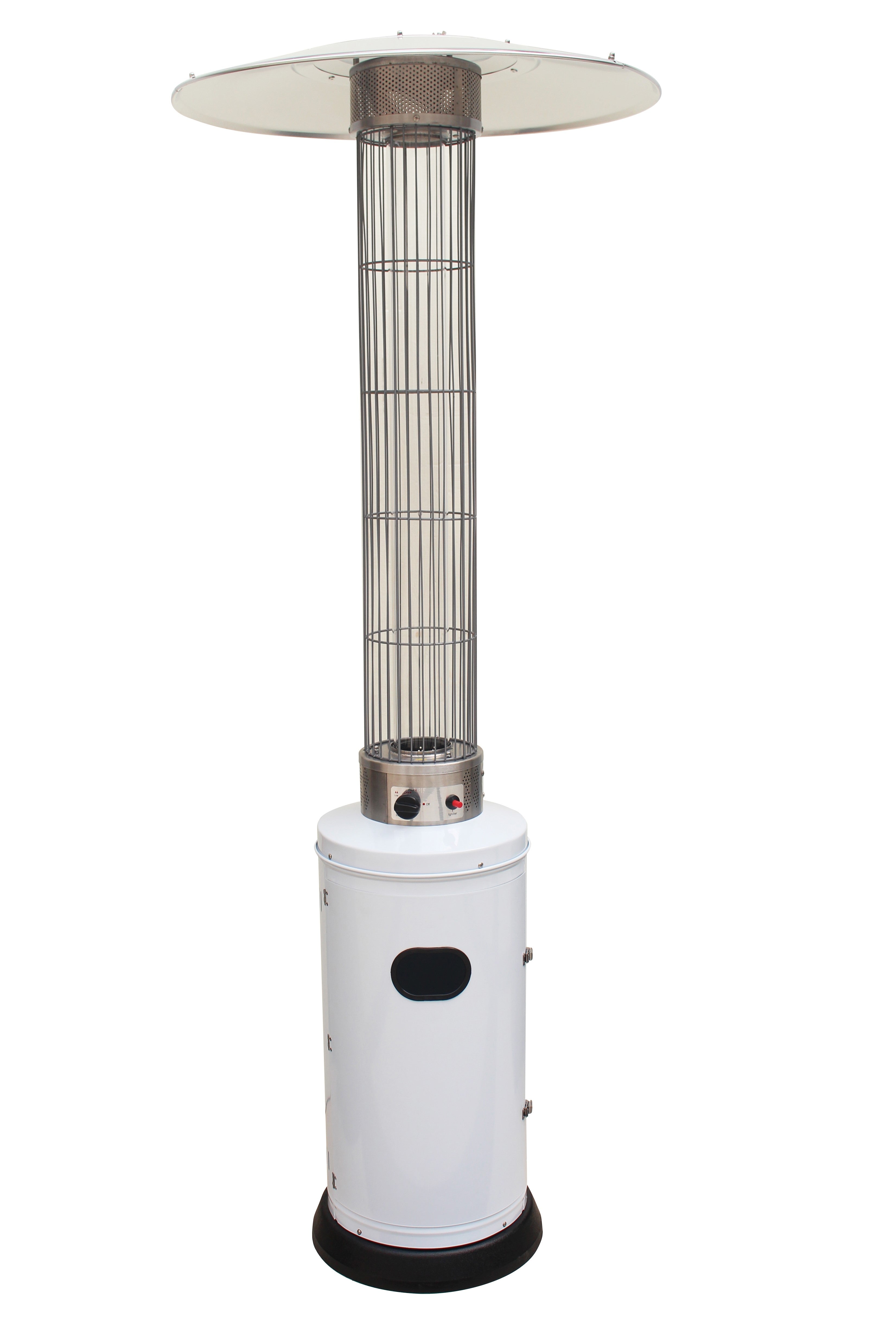 Stufa Aerea da Patio Cilindrica Teporus 10,5 kW – Colore Bianco