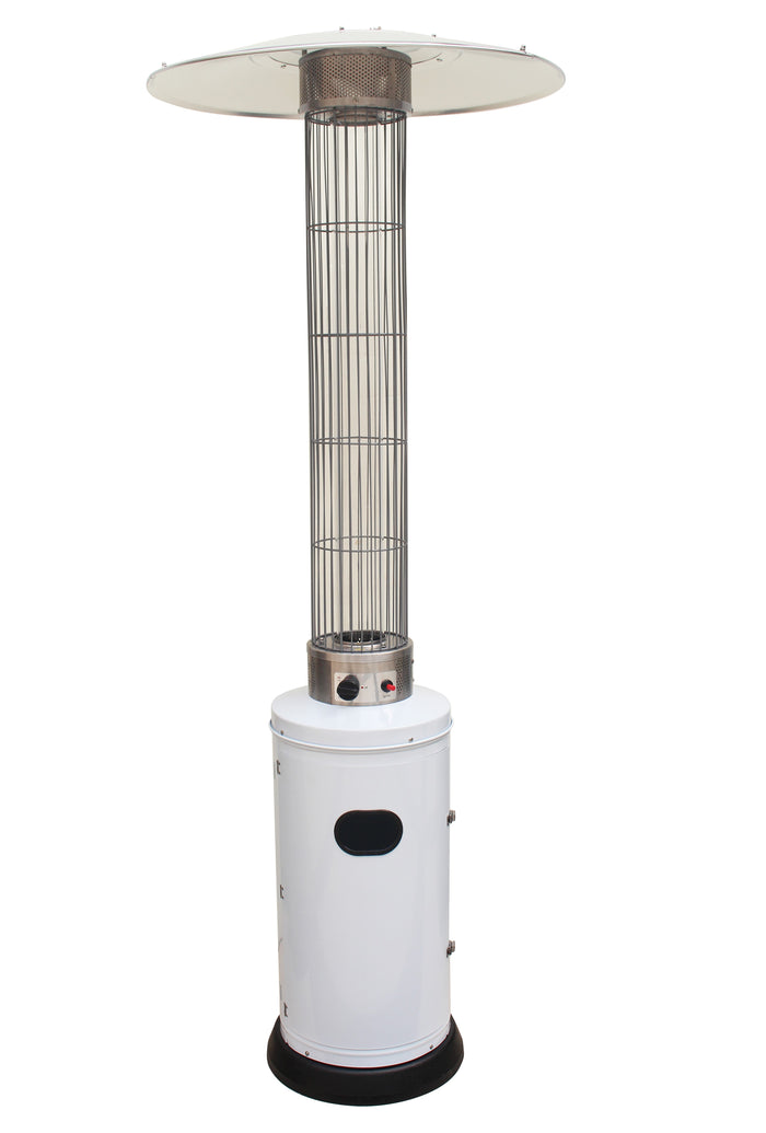 Stufa Aerea da Patio Cilindrica Teporus 10,5 kW – Colore Bianco