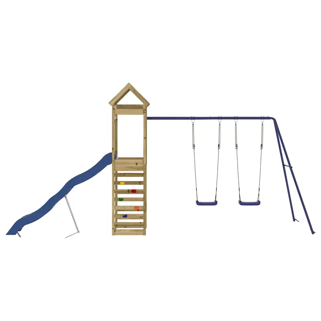 Set da Gioco da Esterno in Legno di Pino Impregnato 3156978