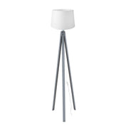 Lampada da terra grigia 45x135 cm