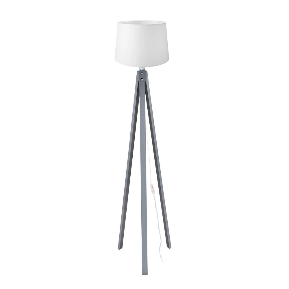 Lampada da terra grigia 45x135 cm