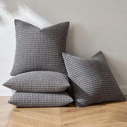 Set di 4 cuscini di corduroy decorativi - 45 x 45 cm