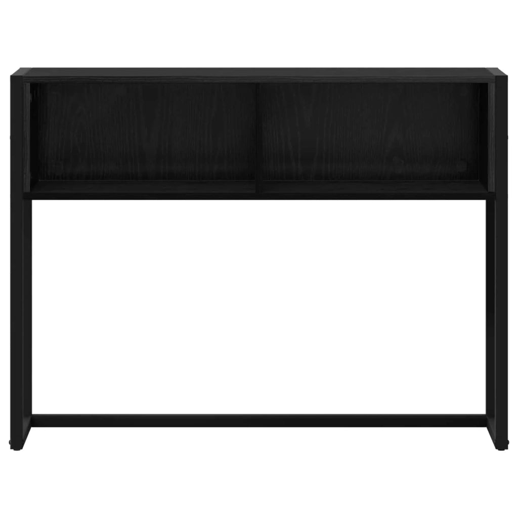 Tavolino Rovere Nero 100 x 36 x 75 cm Legno ingegnerizzato 886690