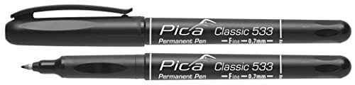 Pica-Marker 533/46 marcatore permanente Punta a ogiva/sottile Nero 1 pz