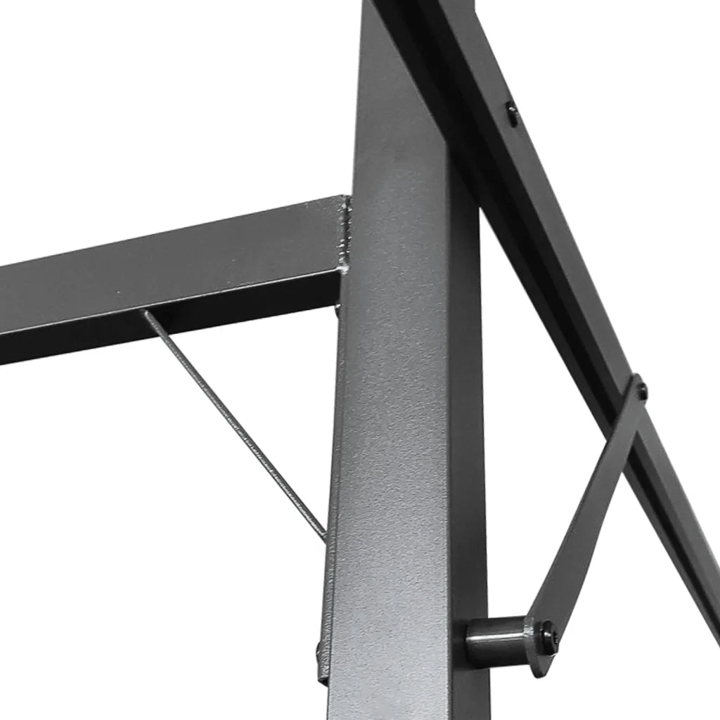 Pergola con Tetto Retrattile Tortora 589x292x230 cm 360121