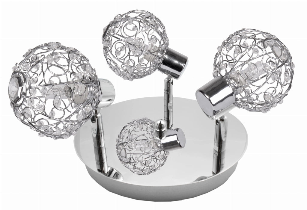 Plafoniera Candellux Collar 98-13750 3xG9 Ø44 cromo