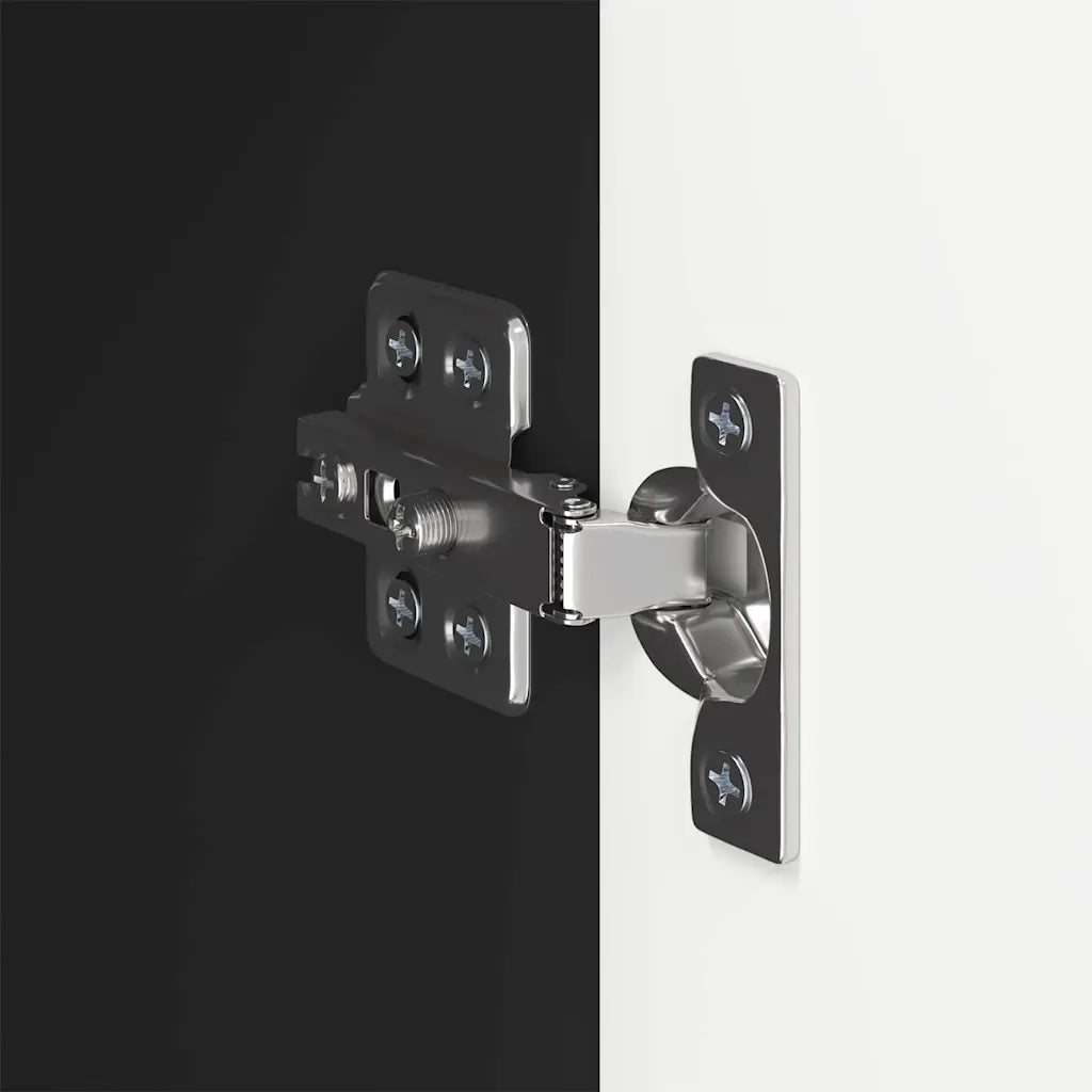 Mobile TV da parete Nero 59,5 x 31 x 80 cm Legno multistrato 892360