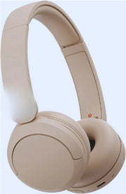 Cuffia In-Ear Bluetooth - Durata Batteria fino a 50 Ore con Funzione di Ricarica Rapida - Modello On-Ear - Beige