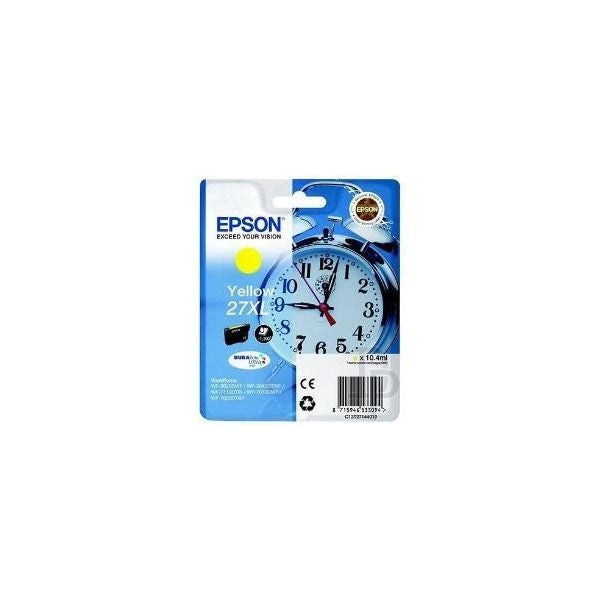 Epson alarm clock cartuccia sveglia giallo inchiostri durabrite ultra 27xl - C13T27144022