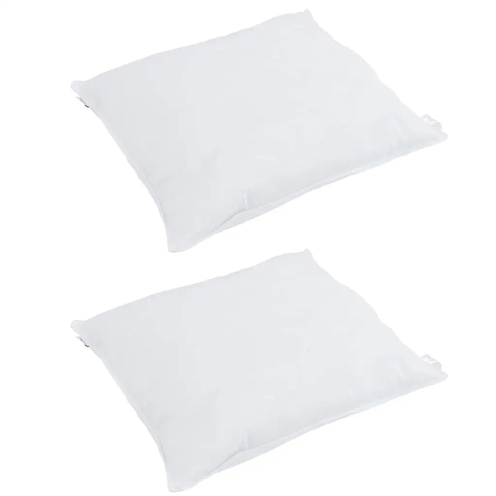 Cuscino con cuscino 2 pz Bianco 65 x 65 cm Piuma CFW5280480