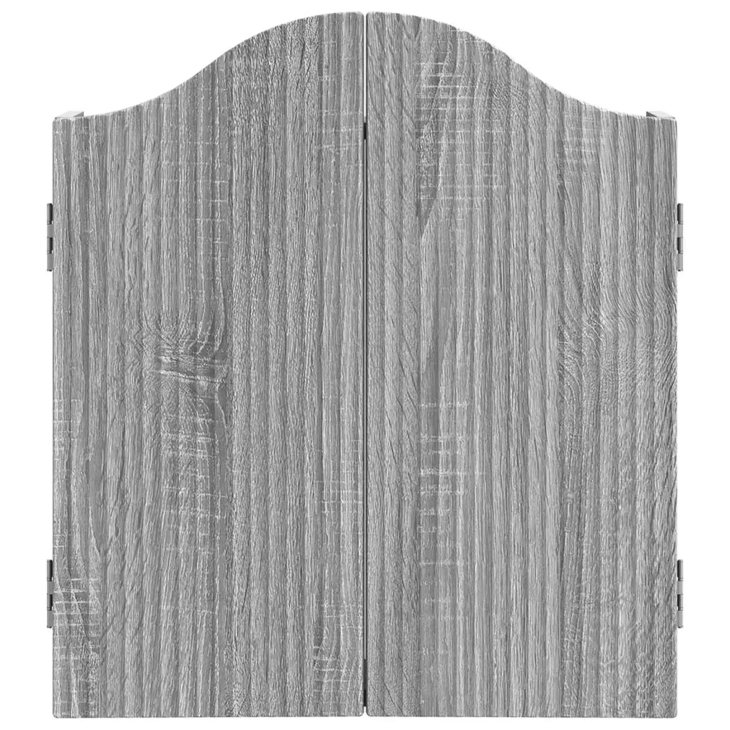 Armadio per Dartboard Sonoma grigio 56 x 12 x 63 cm 8006657