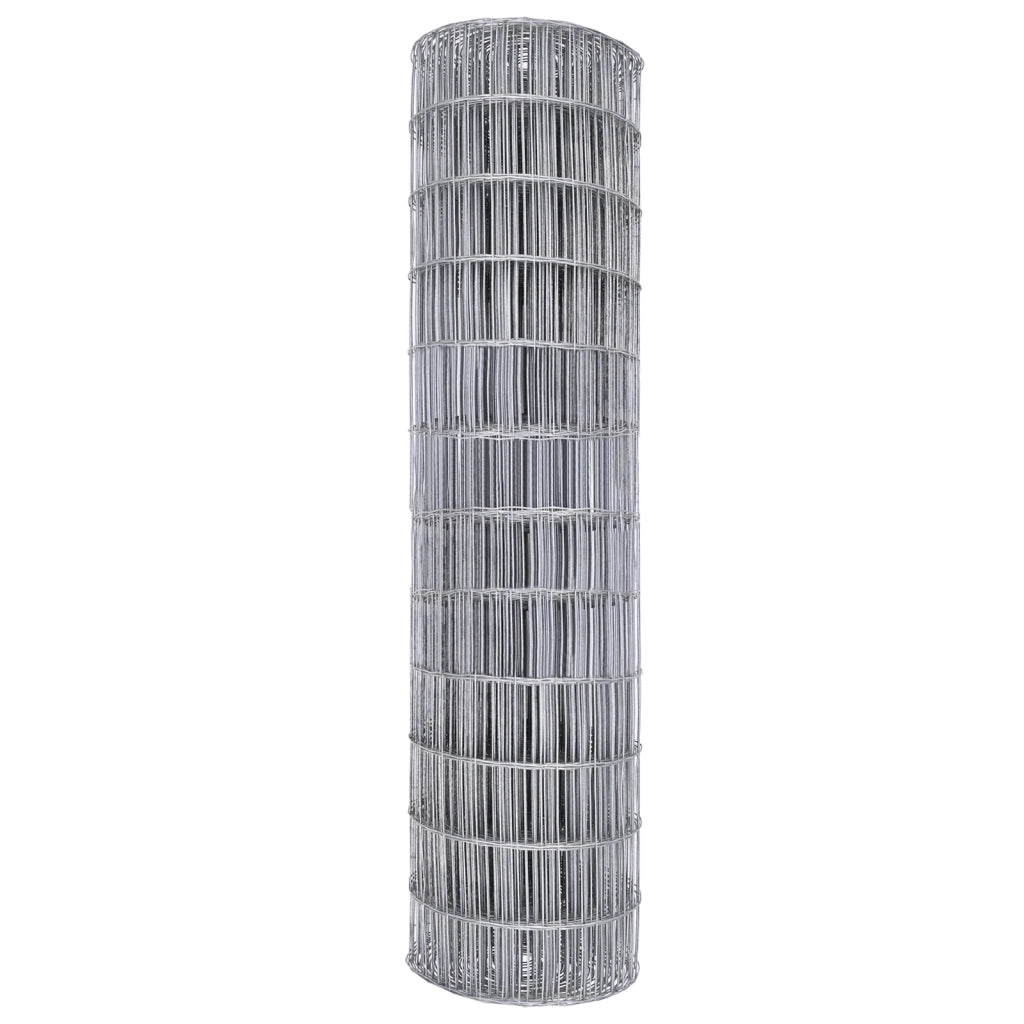 Recinzione Europea 1x25 m Acciaio Zincato