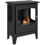 Caminetto a Bioetanolo 7000 BTU ¨C zephmum ¨C Nero 39x26x54 cm