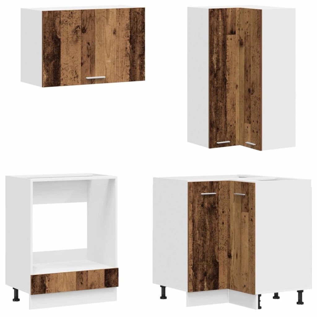Unità Cucina LYON 8 pcs Legno antico Legno ingegnerizzato 3438513
