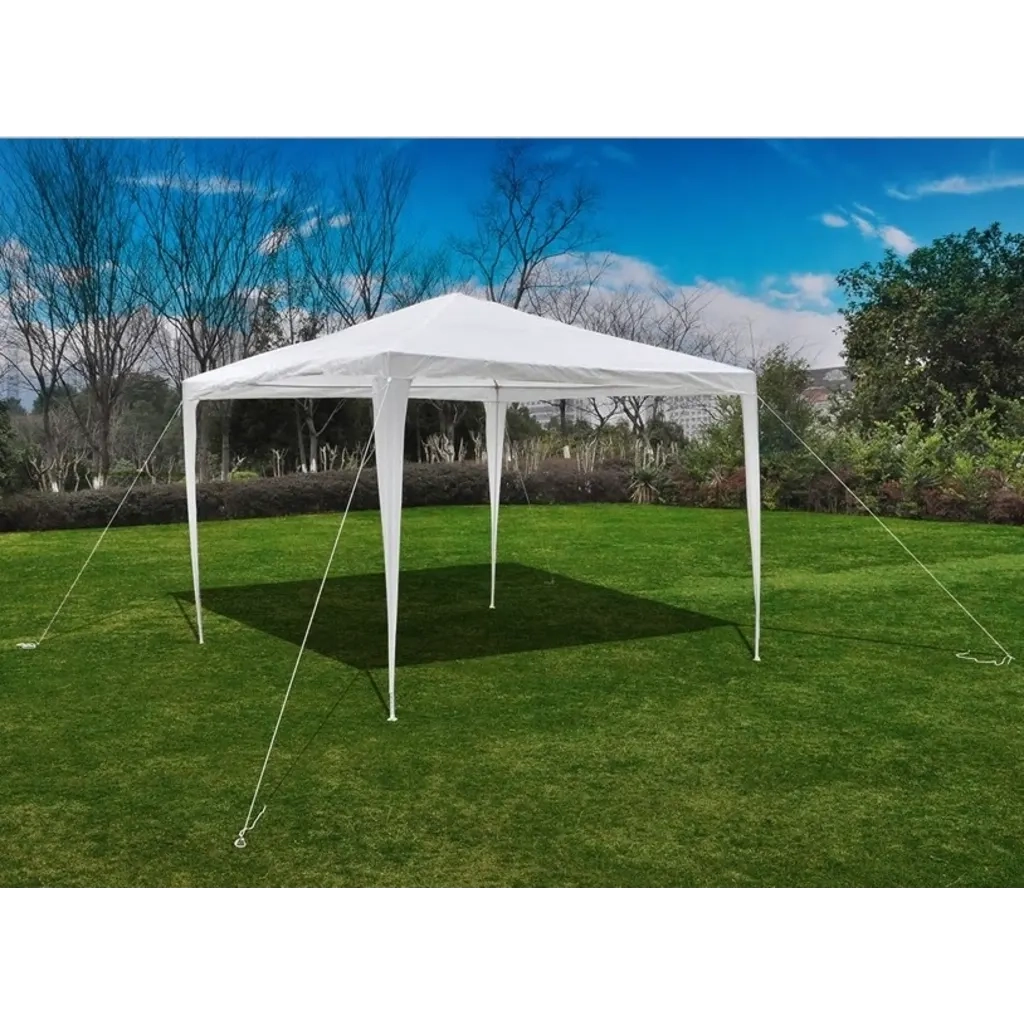 Gazebo da Esterno 3x3 m con Tetto a Piramide per Feste 90332