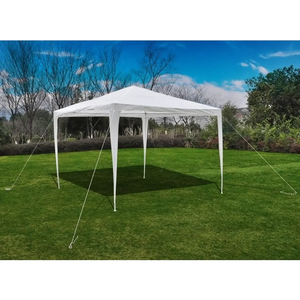 Gazebo da Esterno 3x3 m con Tetto a Piramide per Feste 90332