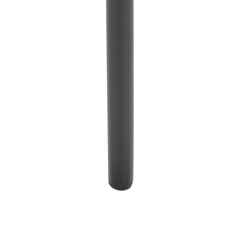 Set di 2 sedie da pranzo Sedute in poliestere beige Gambe in metallo per sala da pranzo cucina