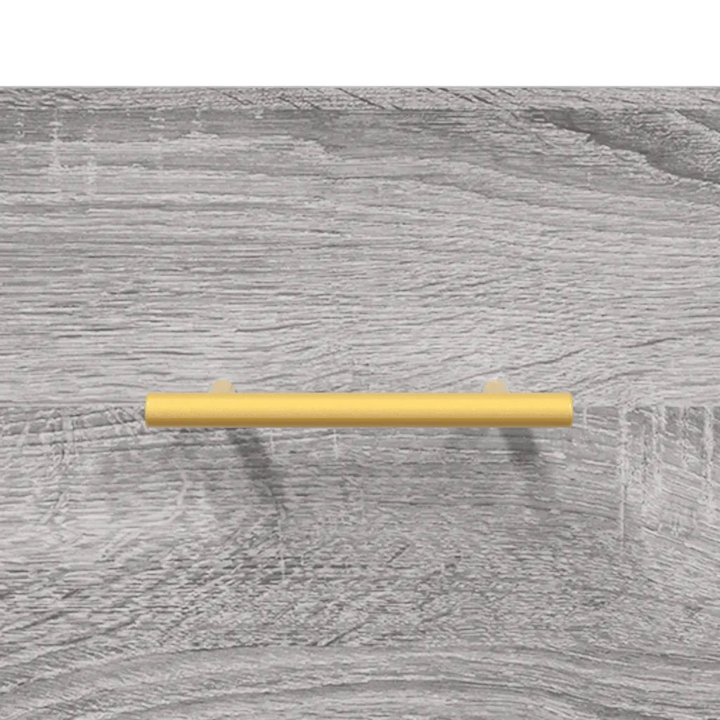 Mobile TV Grigio Sonoma 102x36x50 cm in Legno Multistrato 829026