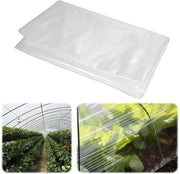 2 x 10m Folio Plastico Inverno Resistente, Folio di Polietilene Extra Spesso per Giardino, Folio Plastico Resistenze alla Scalfittura per Giardini, Folie per Giardino Polytunnel
