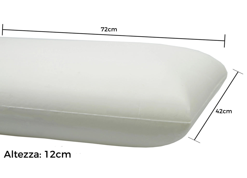 Guanciale Cuscino Letto 42x72 cm Memory Anallergico Traspirante Q10