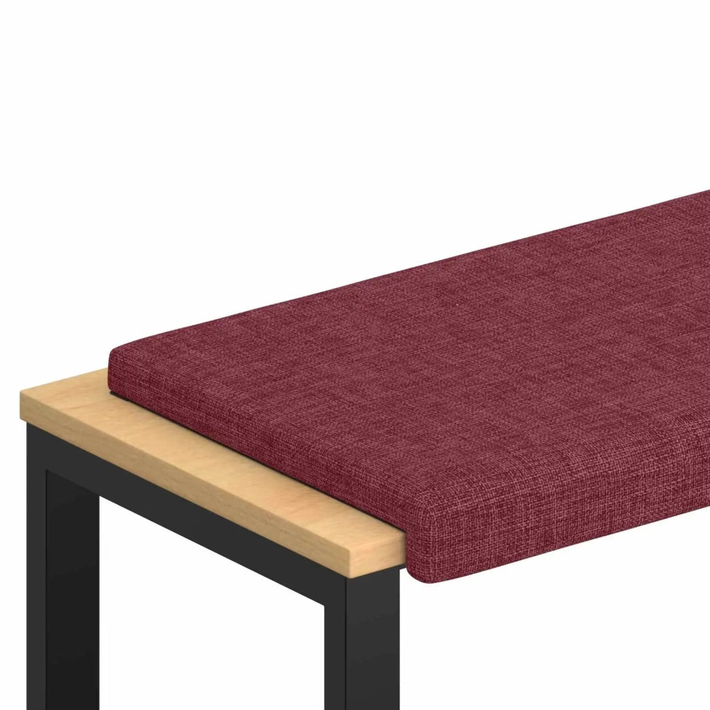 Cuscino per panchina Tessuto Rosso Vino Profondità 35 cm 42043319